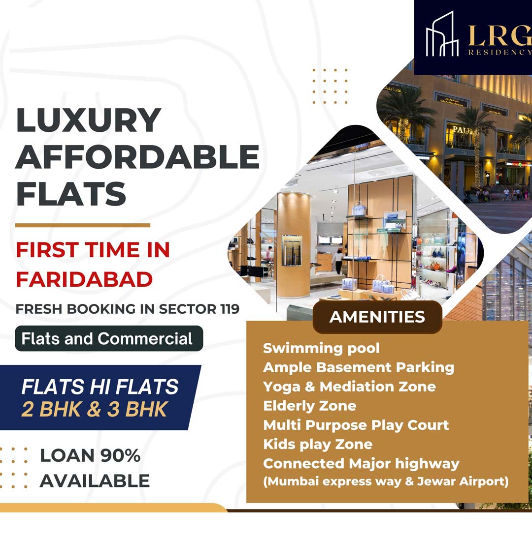 LRG Residency New Affordable Flats Faridabad